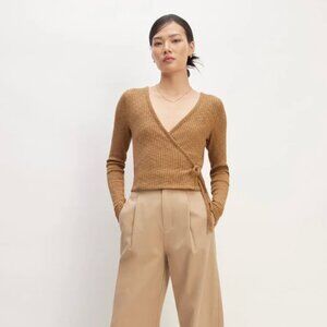 Everlane Cozy Rib Wrap Top | Size: M